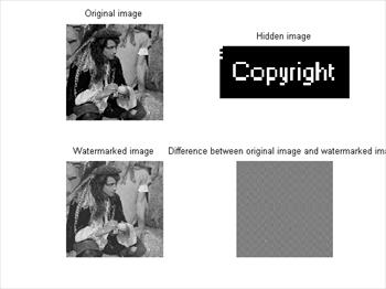 نهان نگاری Watermarking تصویر براساس تبدیل موجک گسسته DWT
