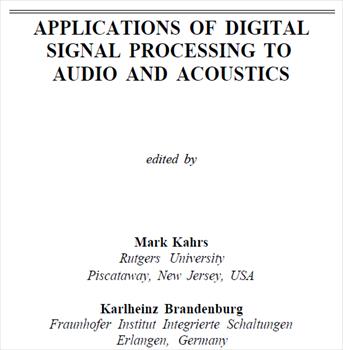 کتاب کاربردهای پردازش رقمی سیگنال در صوت و آکوستیک Kahrs 