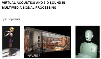 کتاب صوت شناختی مجازی و صوت سه بعدی در پردازش سیگنال چندرسانه ای  Huopaniemi  