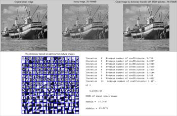 کاهش نویز سیگنال تصویر به کمک یادگیری دیکشنری براساس روش آنالیز مولفه های اساسی الگوریتم K-SVD و تطبیق فضا 